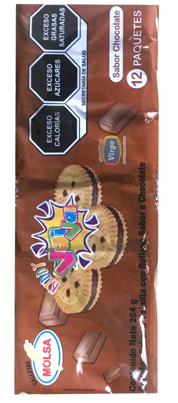 Galletas Chocolate Rellenas de Sabor Chocolate