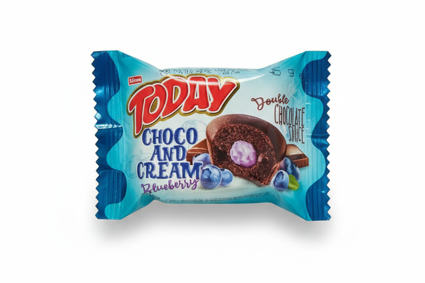 Confitura de Chocolate con crema de Blueberry 45 G jar