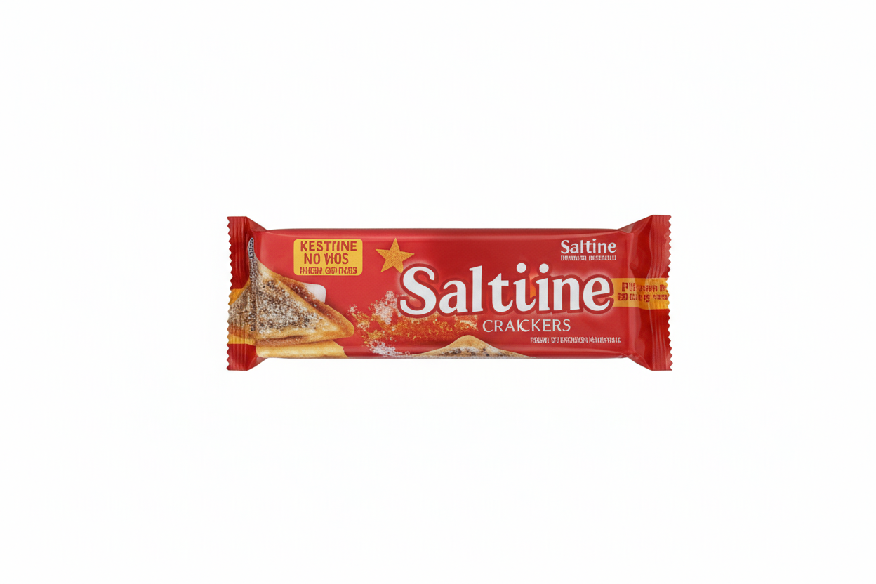 Saltines zoomed like spaghetti